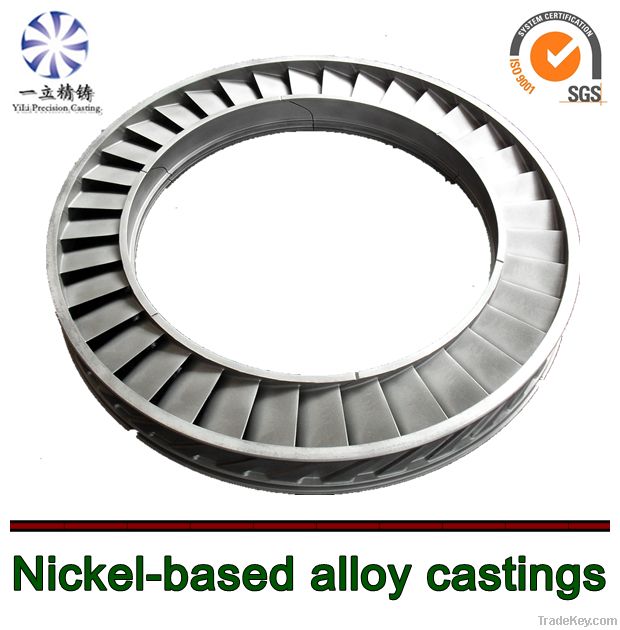 Nickel-based alloy turbine used for outboard motor parts