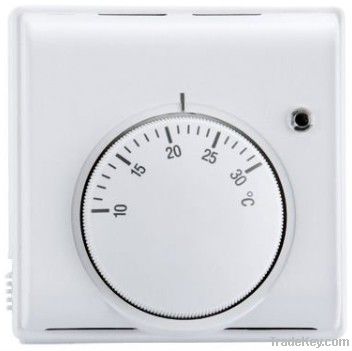 Mechanical temperature control floor heating thermostat