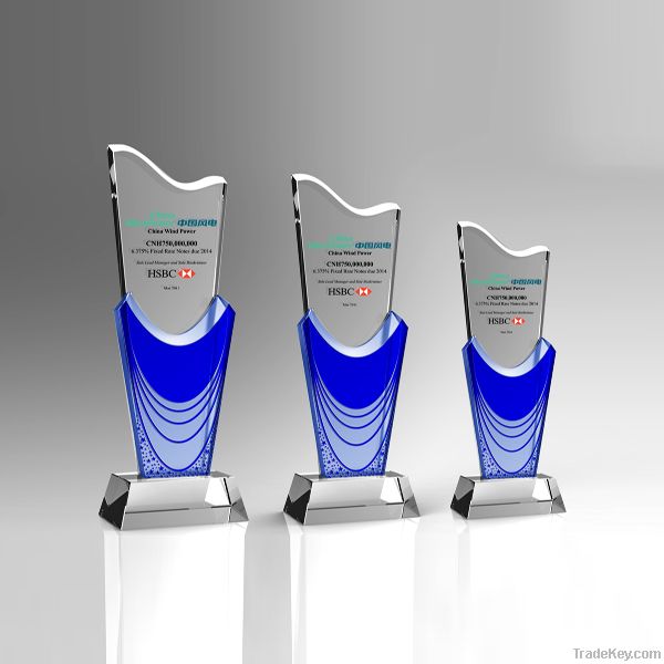 New Design Blank K9 Crystal Trophy Awards