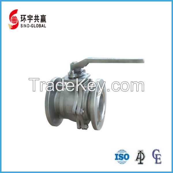 Two Pieces Type Floating Ball Valve