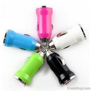 Portable dual usb car chargers