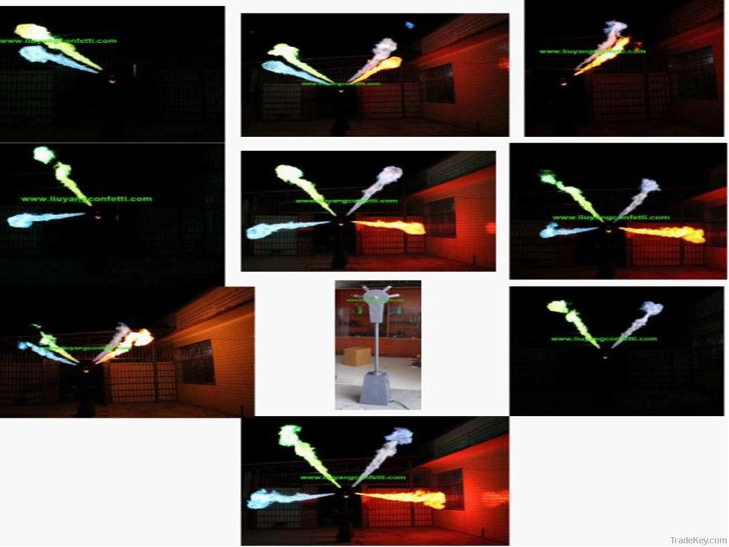 special effect color flame projector