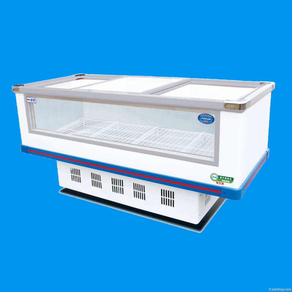 Window Island Freezer -18 for Seafoods and Quick-frozen Foods