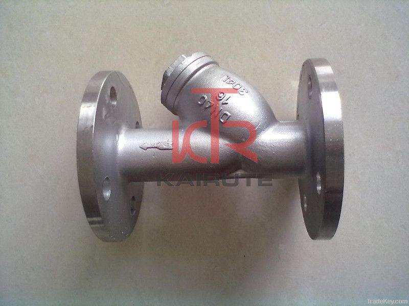 cast steel basket strainer/filter