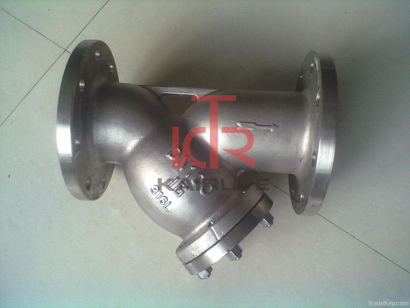 cast steel basket strainer/filter