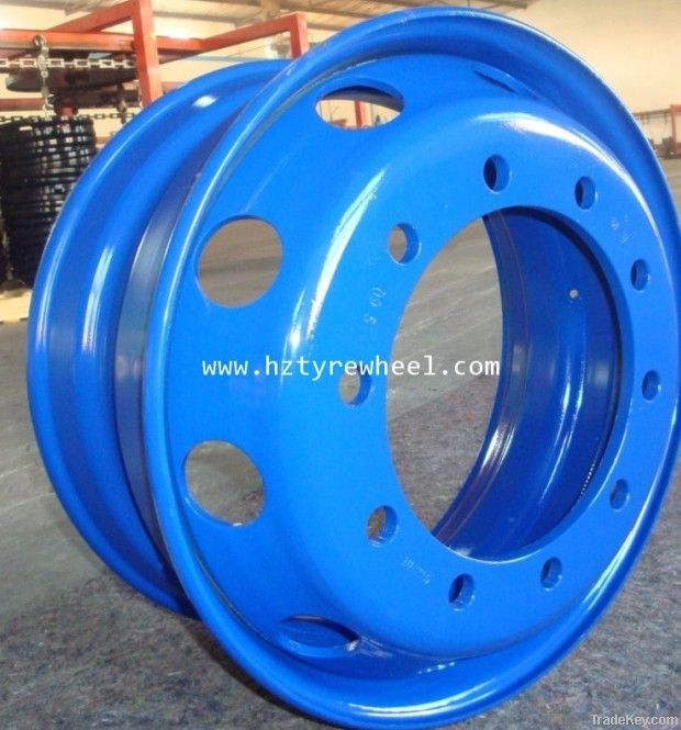 Tubeless wheel rim, wheel, truck wheel, steel wheel rim,
