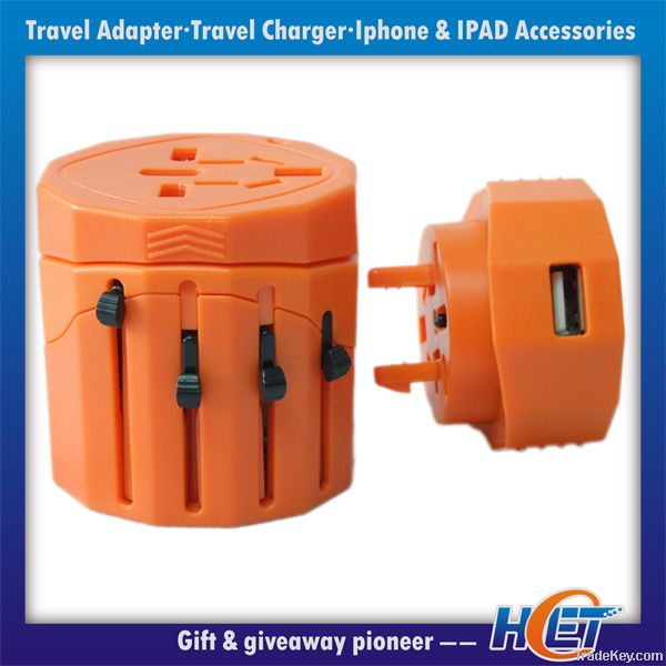 Universal Travel Adapter With Usb