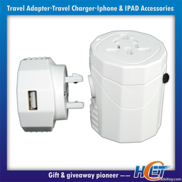 Universal Travel Adapter With Usb