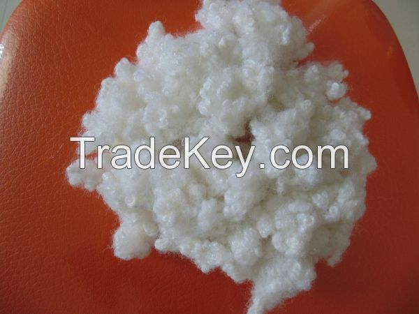 polyester fill for cushions-hollow conjugated siliconized polyester fiber