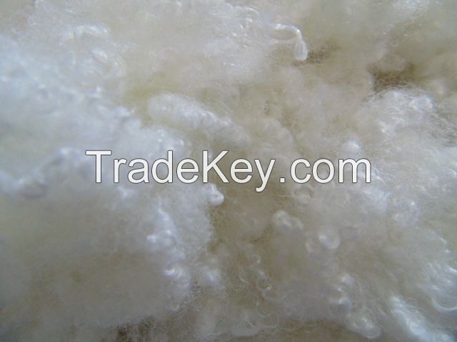 7d*64mm Virgin Hollow conjugated polyester staple fiber for filling - Wadding recycled polyester staple fiber with slick treated