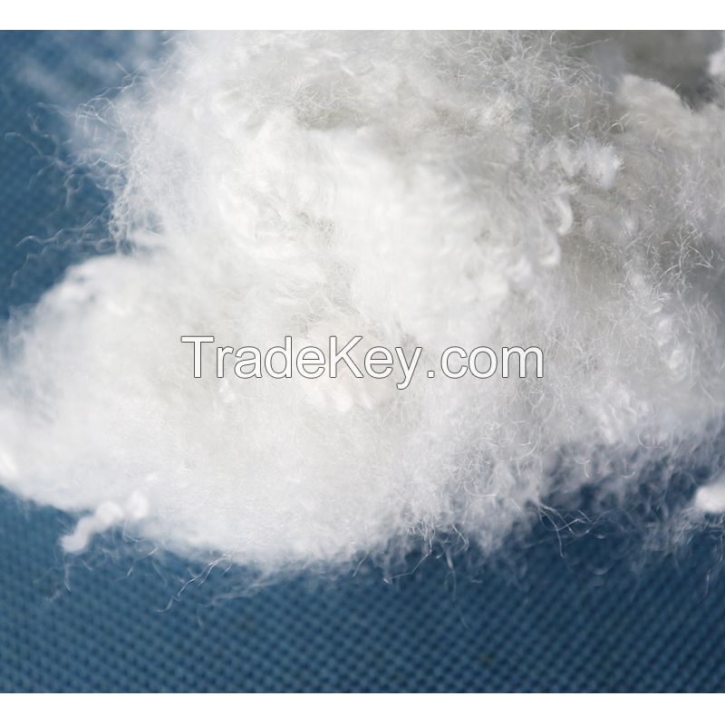 7d/15d hc hollow polyester fiber/pet flake regenerated polyester staple fibre for filling cotton wadding