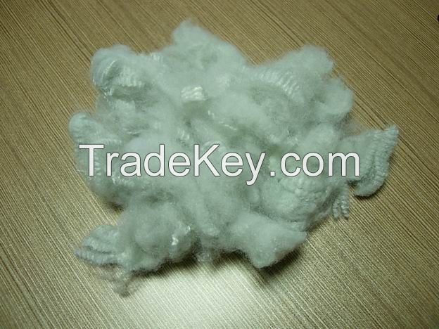 black polyester staple fiber 1.4D TO 15D FOR SPINNGING NONWOVEN GEOTEXTILE
