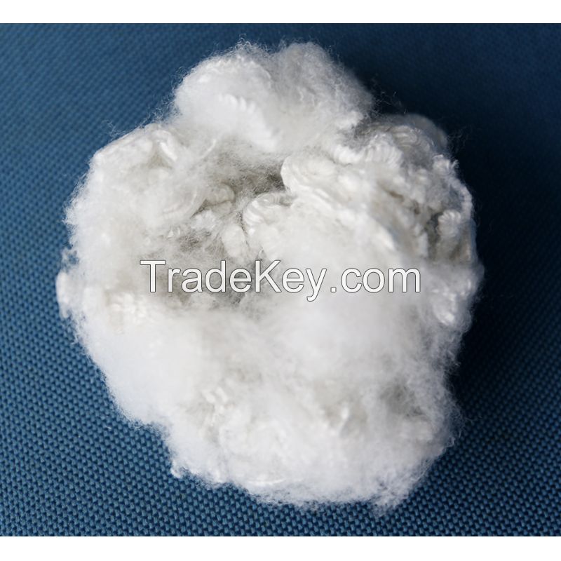 7d/15d hc hollow polyester fiber/pet flake regenerated polyester staple fibre for filling cotton wadding