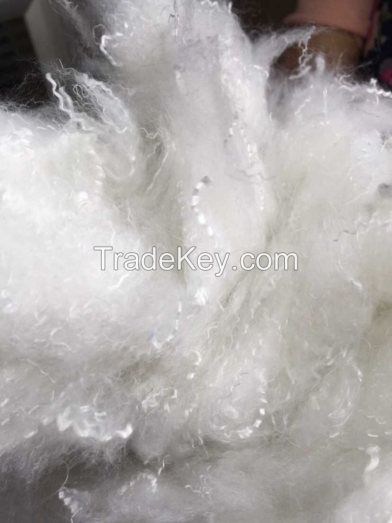 POLYESTER RECYCLED SOLID FIBER/Microfiber 0.9DEN x 38MM, NON-SILICON R/W FOR NON-WOVEN PURPOSE