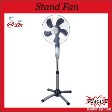 Cross Base Stand Fan With Remote Control CE, ROHS