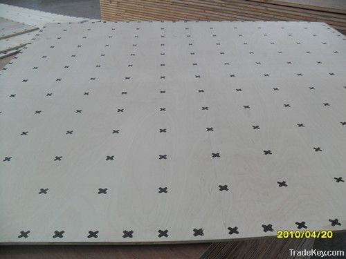 Carpet gripper/underlayment plywood