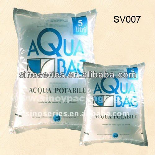 clear water bag
