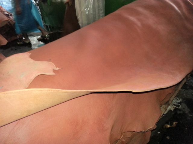 Cow Crust Finished leather.