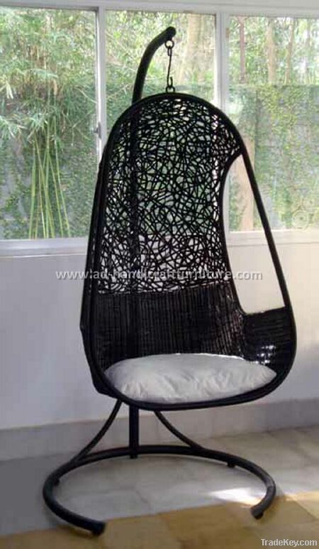 Poly Rattan Swing Chair