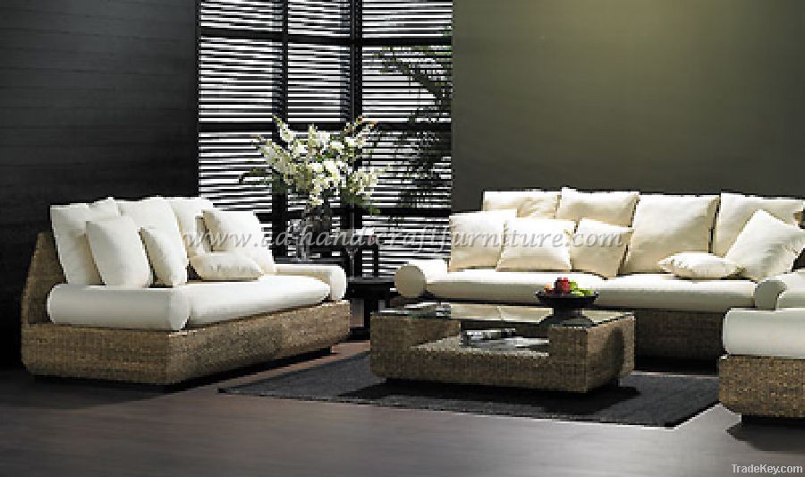 water hyacitnh sofa set