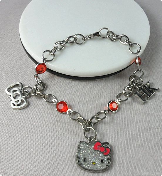 Crystal Hello kitty bracelet