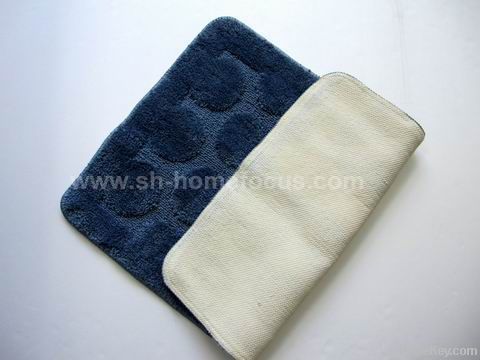 Microfiber Jacquard bath mat