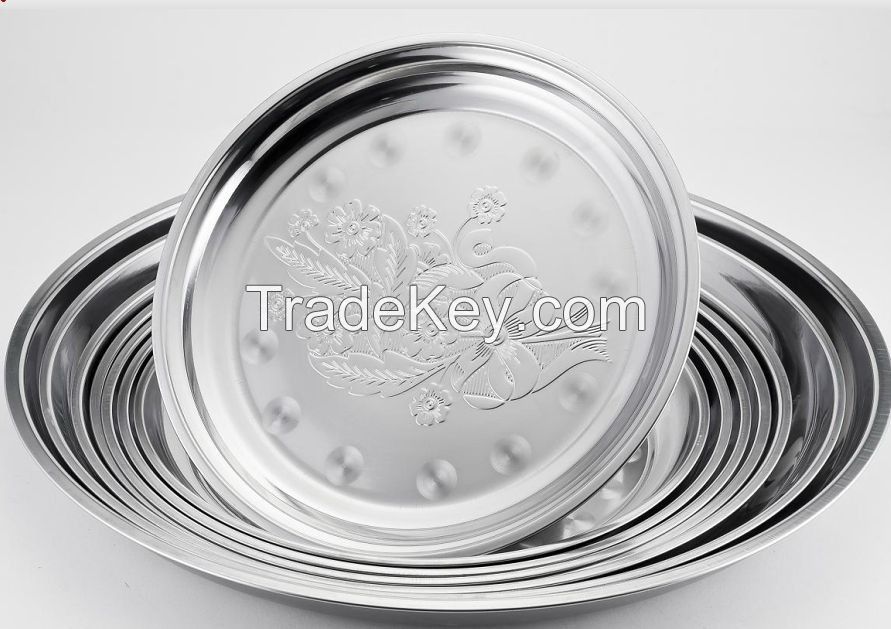 Large Stainless Steel big Tray