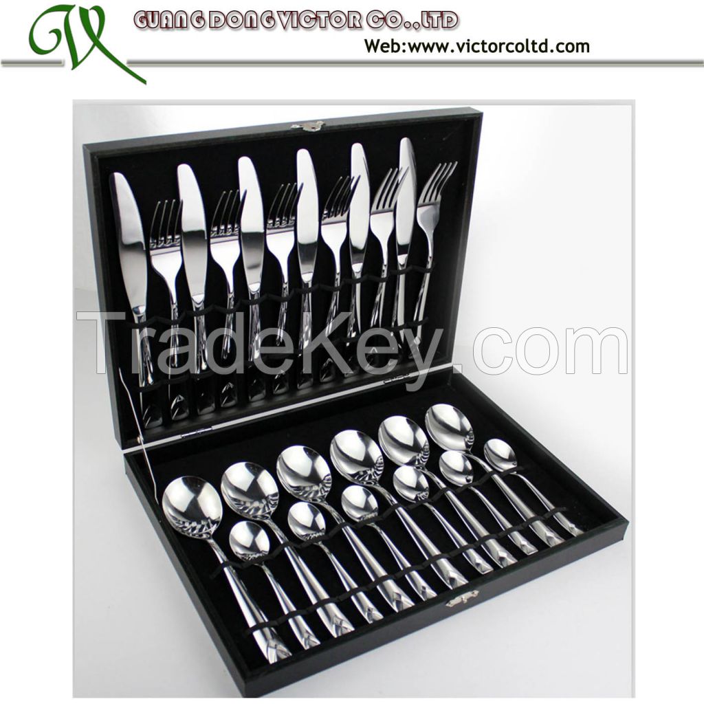 Stainless steel cutlery flatware set