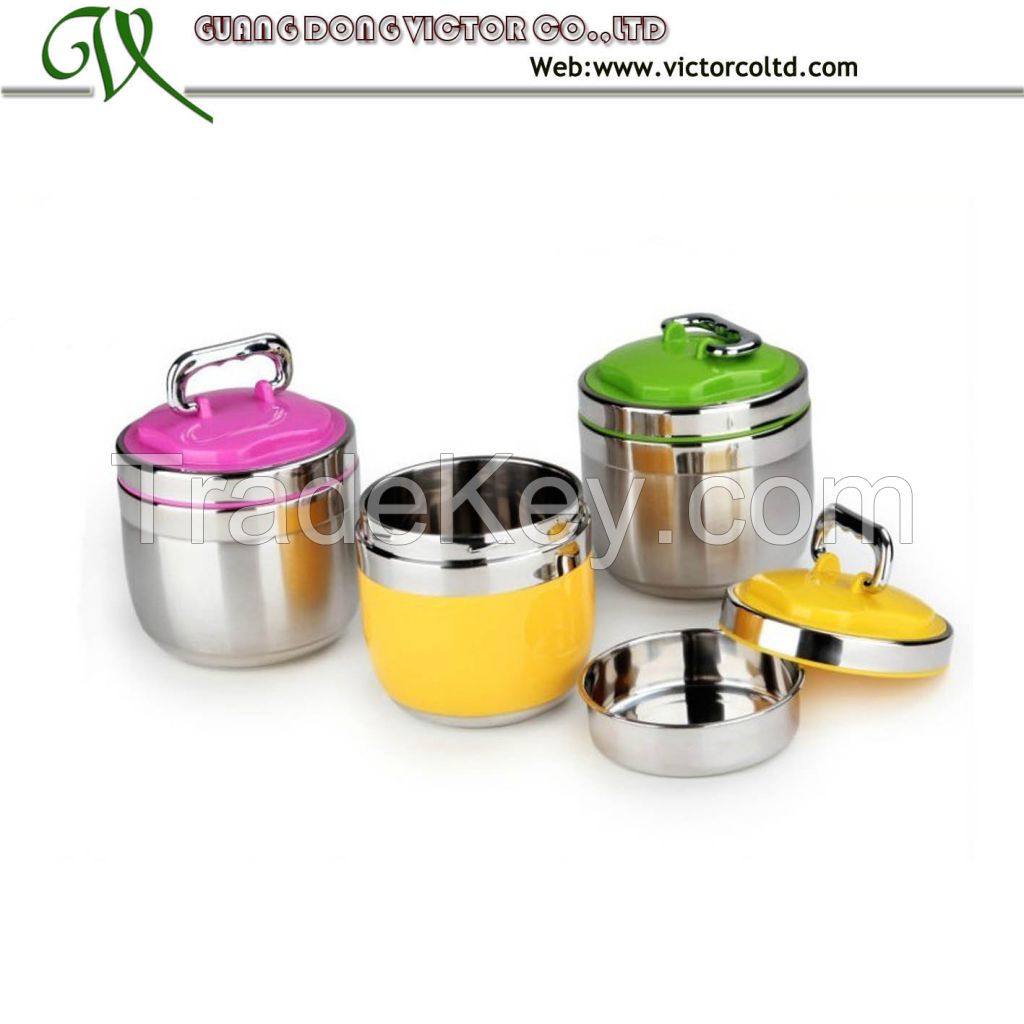 Stainless steel food container