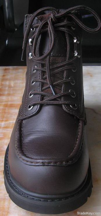 brown high cut cheap and good quality safty shoes