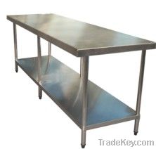 Kitchen equipment stainless steel work bench