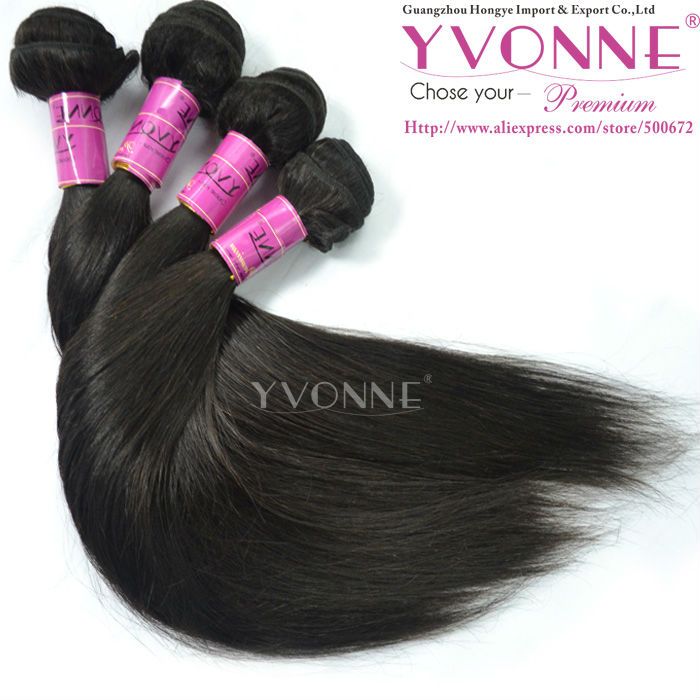 Wholesale brazilian straight hair bundles with natural color