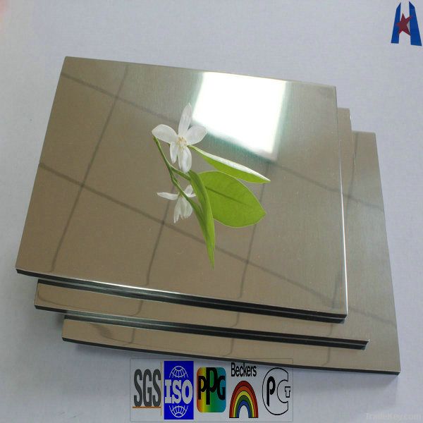 Mirror Finished Aluminum Facing Composite Panel