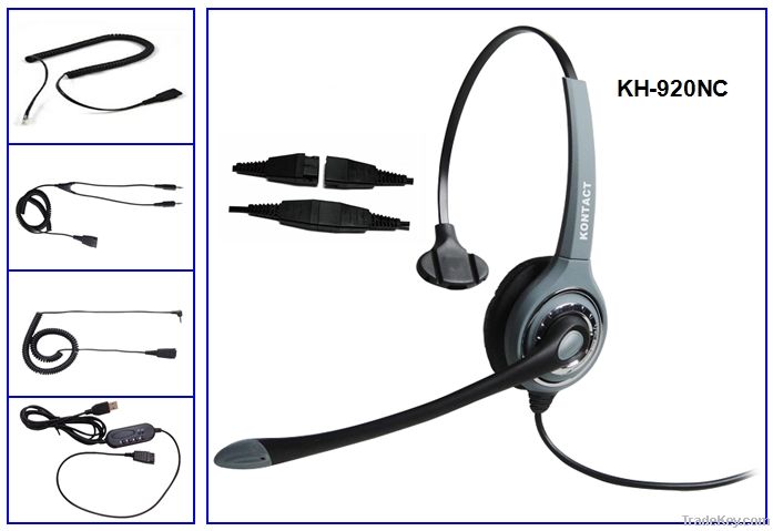 Kontact Monaural Noise-cancelling call center/office/telephone Headset