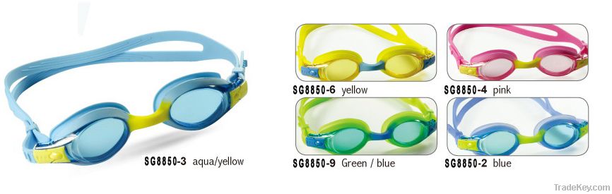 Ultra-seal one piece junior silicone Swimming goggle