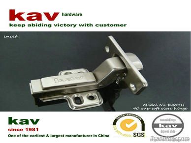 clip-on heavy duty hinge
