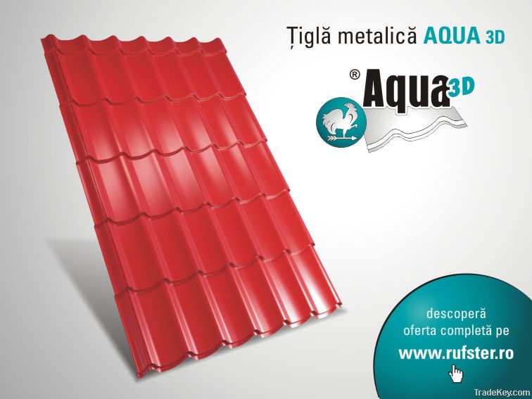 AQUA 3D metal roof tile