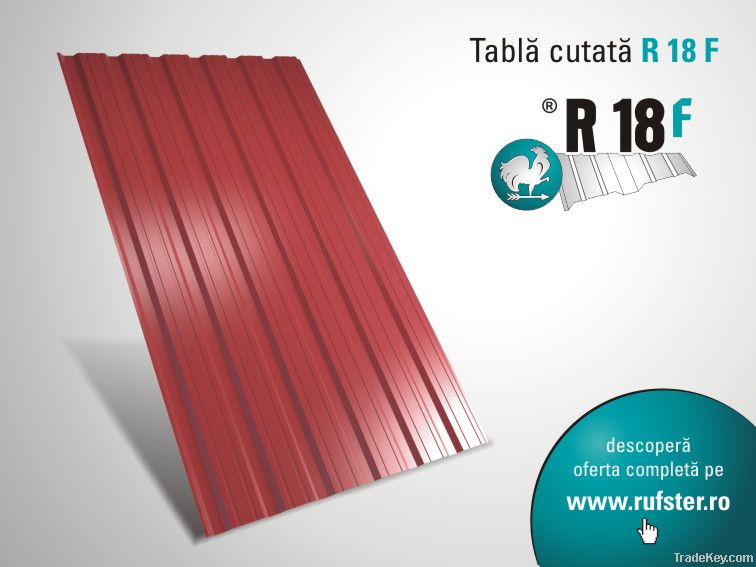 R 18 F trapezoidal sheet