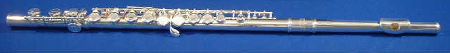 16H Flute (close hole, with E split, silver plated)