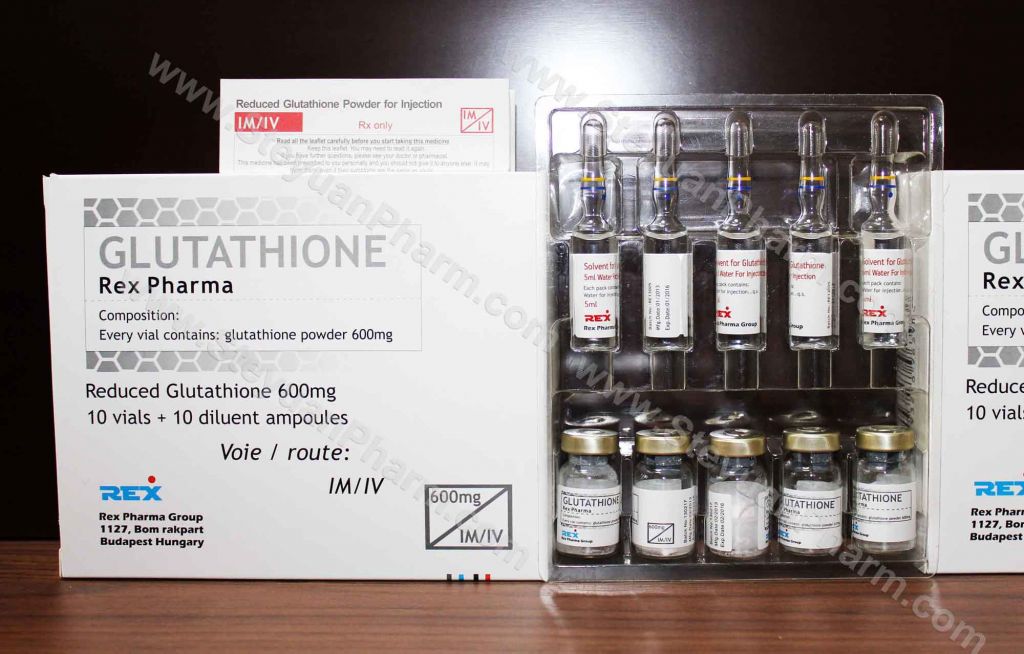 Glutathione for injectable( skin whitening) 600mg