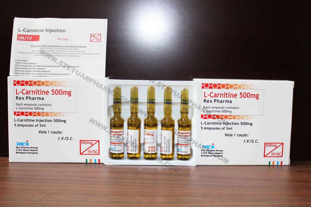 Slimming injection L-carnitine 500mg, 1g, 2g