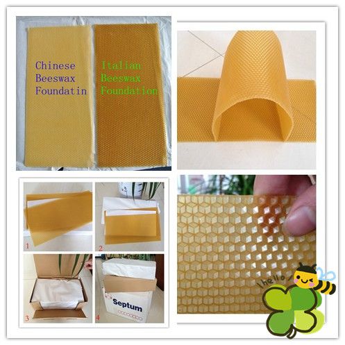 beeswax fundation for beekeeping