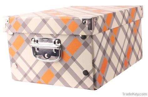 foldable cardboard storage box