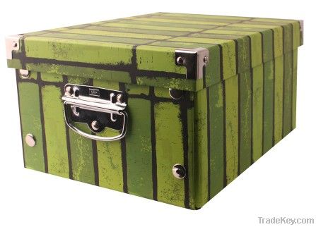 foldable cardboard storage box