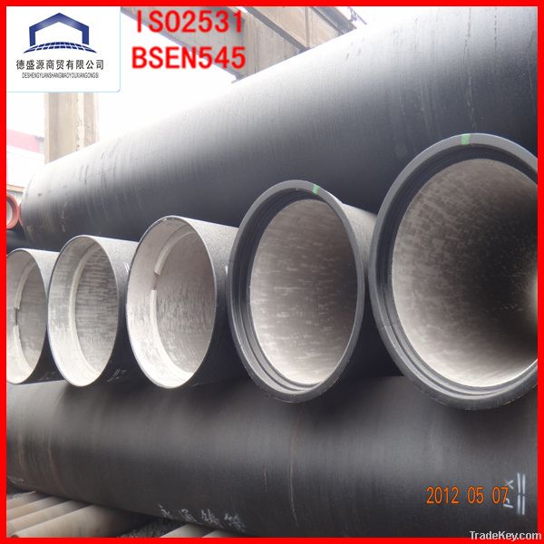 ductile cast iron pipe