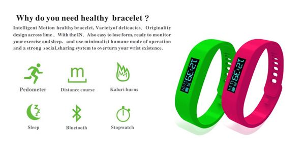 2014 Latest G-senor Smart Bluetooth Fitness Bracelet With Sport Management