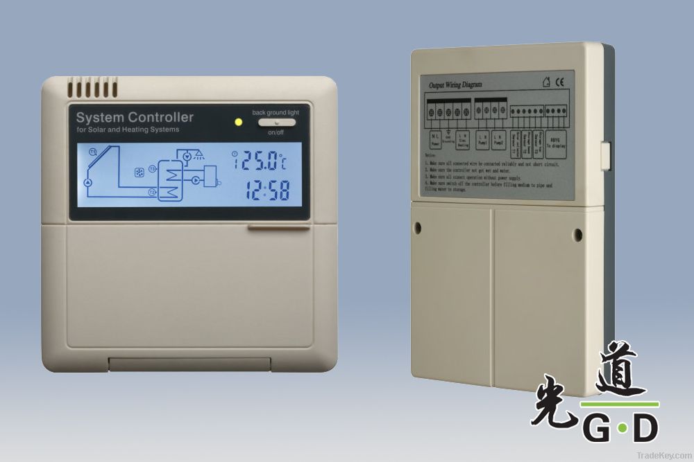 Solar hot water controller