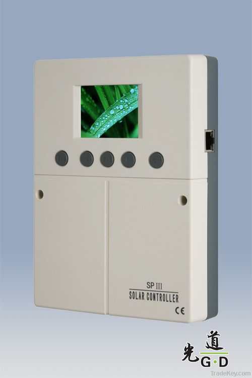 Solar hot water controller