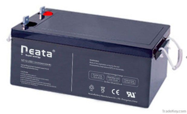 Telecom Lead Acid Battery 12V-250ah (ISO, CE, UL, RoHS)