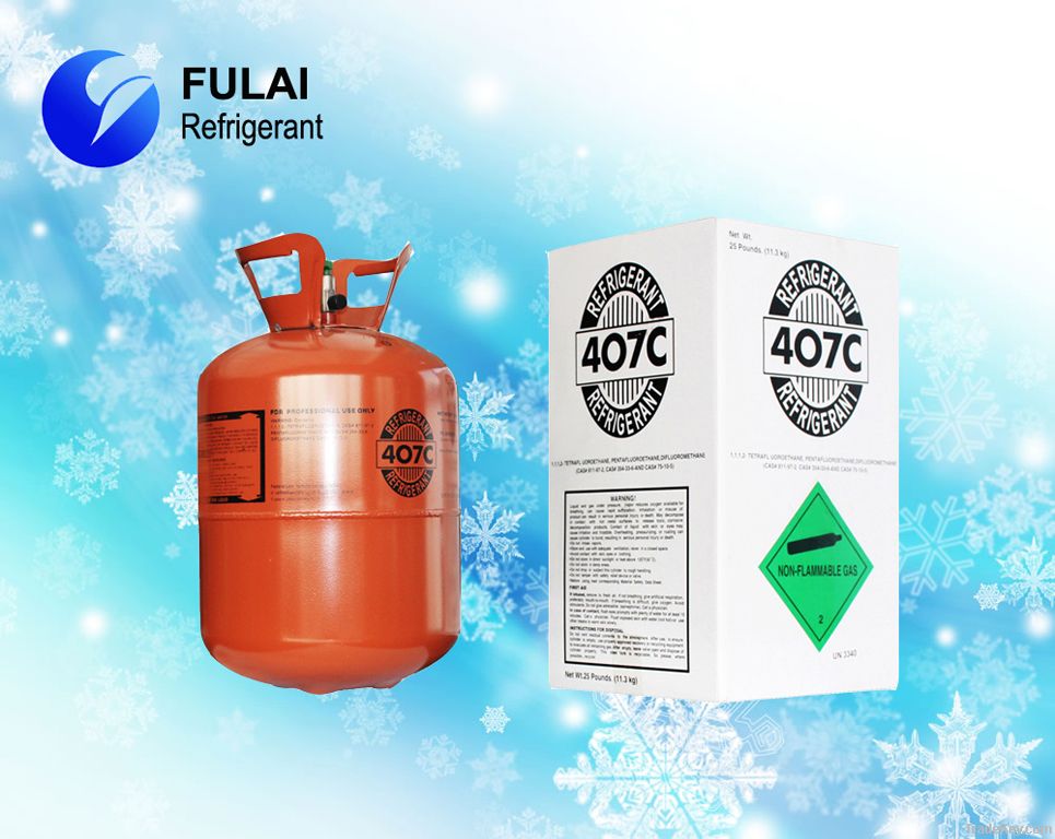 Refrigerant gas R407c